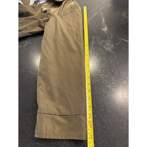 Twinklady Olive stripe contrast raincoat XL - Picture 6 of 9